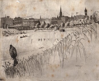 Photograph - Artwork, 'The Yarra" by John Shirlow, 1900