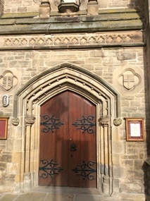 Photograph - Colour, Door, Durham Cathedral, England