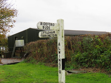 Photograph - Colour, Sign, Alwington, Devon, England
