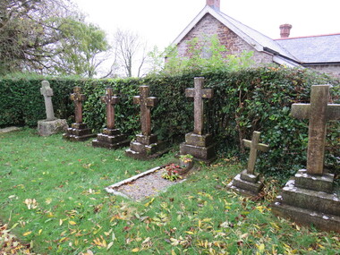 Photograph - Colour, Churchyard, Alwington, Devon, England