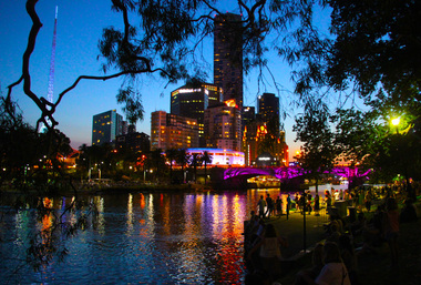 Digital photographs, L.J. Gervasoni, White Night Melbourne, c2012