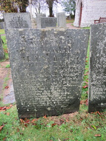 Photograph - Colour, Grave of Sally Dark, Churchyard, Alwington, Devon, England