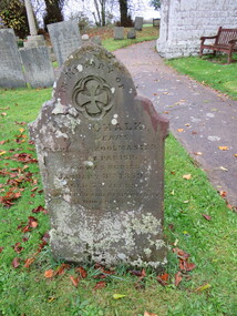 Photograph - Colour, Grave of John Chalk, Schoolmaster, Alwington, Devon, England