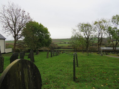 Photograph - Colour, Churchyard, Alwington, Devon, England