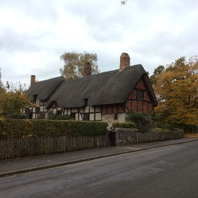 Photograph - Colour, Anne Hathway's Cottage, Stratford upon Avon, England, 2017