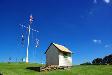 Digital photographs, L.J. Gervasoni, Flags at Flagstaff Fill, c2010