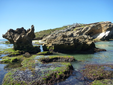 Digital photographs, L.J. Gervasoni, Geology at Stingray Bay / middle island, c2010
