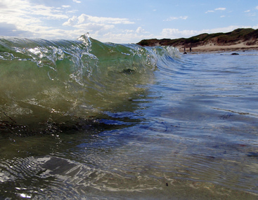 Photograph - Digital photographs, L.J. Gervasoni, Wavelet at Killarney Beach, 2016, c2016