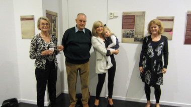 Digital photographs, L.J. Gervasoni, Makers and Shapers Exhibition Warrnambool - Harrison Family, April 2012