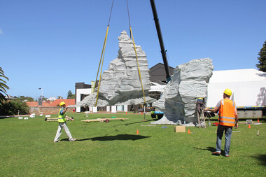 Digital photographs, L.J. Gervasoni, Apostle No.2 by Isaac Greener and Lucas Maddock - installation, April 2012