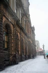 Photograph - Digital photographs, Ballarat Town Hall in the Snow, c2006, c2006