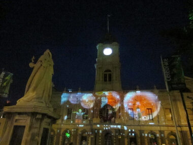 Digital photographs, L.J. Gervasoni, Sturt Street Ballarat at Christmas, 2015