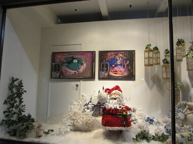 Digital photographs, L.J. Gervasoni, Sturt Street gardens christmas - myer windows, 2015