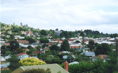 Photograph - Photograph - Colour, Lisa Gervasoni, Wombat Hill from West Street, Daylesford, 2000, 2000