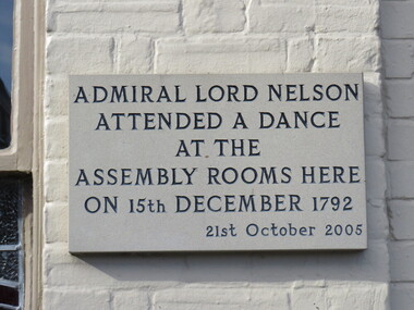 Photograph - Colour, Plaque, Admiral Lord Nelson, Aylsham, England