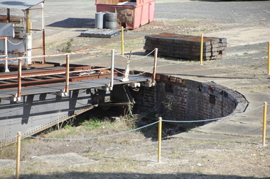 Railway at Turntable at Ballarat East 