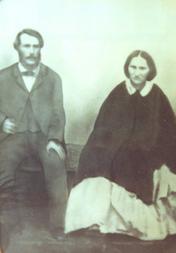 Photograph - Photograph - Black and White, August Ritzau and Charlotte Benneckendorf