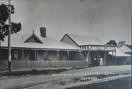 A weatherboard hotel