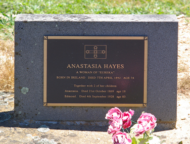 Photograph - Colour, Headstone for Anastasia Hayes