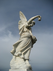Photograph - Colour, Clare Gervasoni, Angel Headstone, Warrnambool Cemetery, 27/07/2009