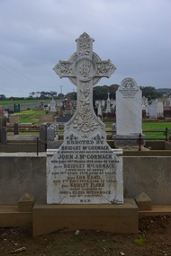 Photograph - Colour, Clare Gervasoni, McCormack Memorial , Warrnambool Cemetery, 27/07/2009