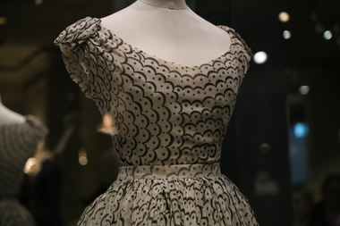 digital photographs, Lisa Gervasoni, Dior Exhibition NGV International - 1953 mexico evening dress