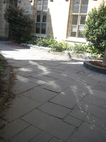 Photograph - Colour, Clare Gervasoni, Flagstones at the University of Melbourne Old Physics Building, 2010, 29/09/2010