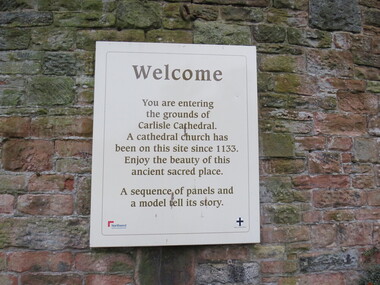 Photograph - Colour, Mason's Marks, Carlisle Cathedral, 27 October 2017