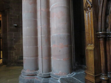 Photograph - Colour, Mason's Marks, Carlisle Cathedral, 27 October 2016