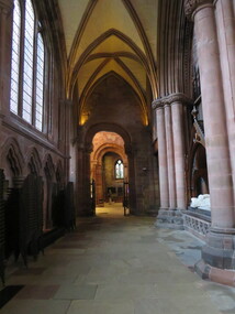 Photograph - Colour, Stonework, Carlisle Cathedral made 1500-1600