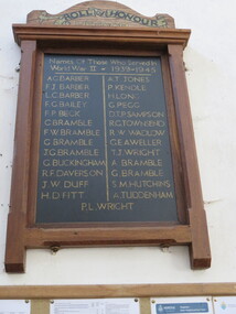 Digital Photograph, Plaque, Heydon Church, United Kingdom, 10/2016