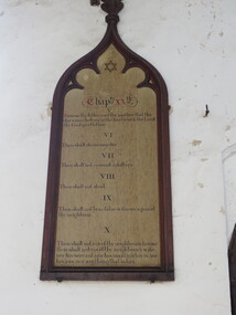 Digital Photograph, Wall Plaque, Heydon Church, United Kingdom, 10/2016