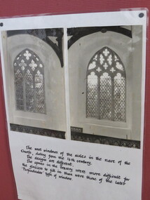 Digital Photograph, Information Display panels, Heydon Church, United Kingdom, 10/2016
