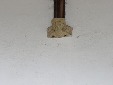 Digital Photograph, Stonework, Heydon Church, United Kingdom, 10/2016
