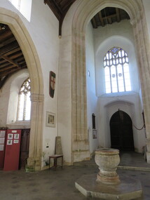 Digital Photograph, Stonework, Heydon Church, United Kingdom, 10/2016
