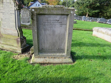 Photograph - Colour, Grave, Forgandenny church, Perthshire, Scotland, 2017