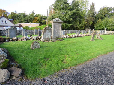 Photograph - Colour, Graves, Forgandenny church, Perthshire, Scotland, 2017