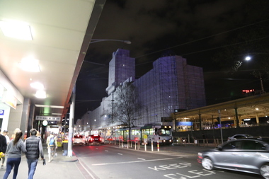 digital photographs, Lisa Gervasoni, Flinders St wrapped, 2017