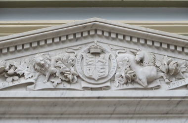 Photograph - Colour, Queen Victoria Memorial, Ballarat Town Hall [Detail], c1901, 15/09/2017
