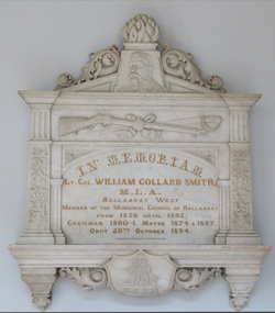 Photograph - Colour, William Collard Smith Memorial, Ballarat Town Hall, c1892, 15/09/2017