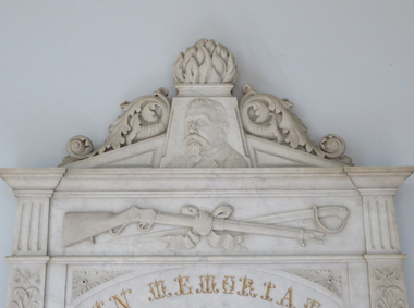 Photograph - Colour, William Collard Smith Memorial, Ballarat Town Hall [detail], c1892, 15/09/2017