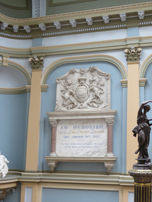 Photograph - Colour, H.R.H. the Duke of Clarence and Avondale Memorial [detail], Ballarat Town Hall, c1892, 15/09/2017