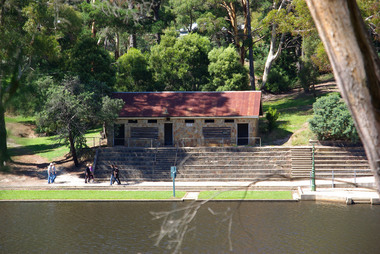digital photographs, Lisa Gervasoni, Pre Olympic Swimming Pool at Lake Daylesford, 2010 - 2017