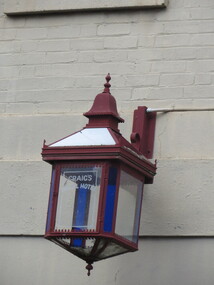 Photograph - Colour, Craig's Royal Hotel Lamp Over Stables Entrance, 2017, 15/09/2017