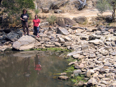 digital photographs, Lisa Gervasoni, Blowhole Pool, Hepburn Regional Park, c2006