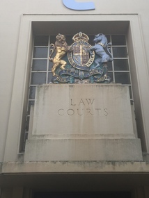 Photograph - Colour, Former Ballarat Law Courts Coat of Arms, 2017, 2017