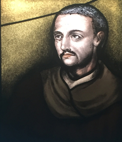 Photograph - Photograph - Colour, Stained Glass at the St John of God Hospital Chapel [detail],  2017, 2017