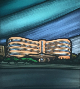 Photograph - Photograph - Colour, Stained Glass at the St John of God Hospital Chapel [detail],  2017