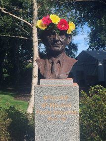 Photograph - Colour, Prime Minister's Avenue of Honour during the Ballarat Begonia Festival, 2017, 2017