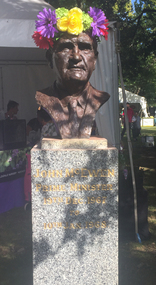 Photograph - Photograph - Colour, Lisa Gervasoni, Prime Minister's Avenue of Honour during the Ballarat Begonia Festival, 2017, 2017